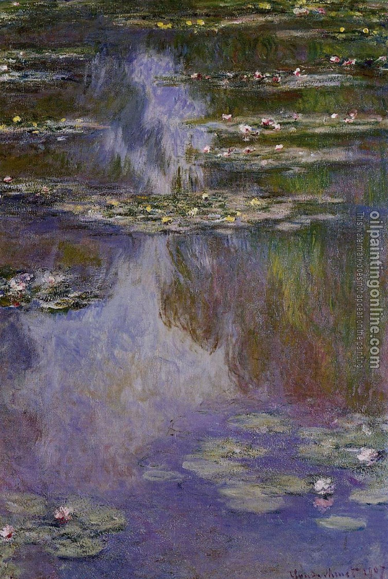 Monet, Claude Oscar - Water Lilies